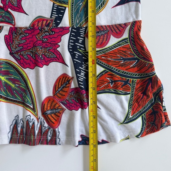 Soft Surroundings Womens Tigerwood Placed Print l Tunic Top 2X Tropical Summer - Picture 5 of 9